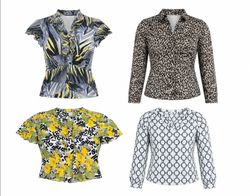 Y2k woman's mixed blouses VCH 091