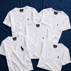 Ralph Lauren White Crewnecks T-shirts