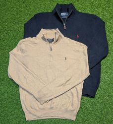 5743 - Ralph Lauren ¼ Zip and Long Sleeves T-Shirt..