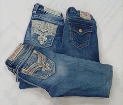 CR8632 VINTAGE MIX BRANDED FLARE & STRAIGHT JEANS