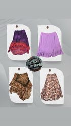 Y2K Floral Peasant Skirt