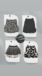 Y2K Abstract Print Skirts