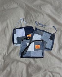 Upcycled Levi's Multi Patch Denim Bags