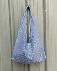 Upcycled Oxford Slouchy Bag