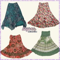 Y2K Boho Skirts