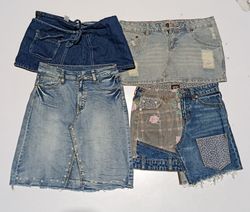 Unbranded denim mini skirt RV # 880