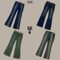 Y2K Unique Denim Jeans (AA-872)