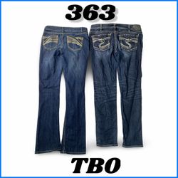 Y2k Embroidery jeans (brands) BKE , Lucky brand , ..