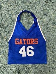 Upcycled Jersey Sports Halter Top (DV -05)