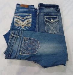 CR8648 Y2K FLARE JEANS