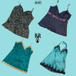 Y2K Pretty Mix Silk Slips (AA-877)