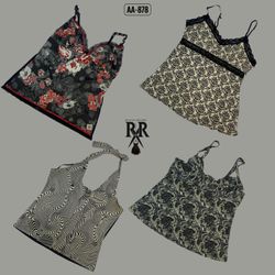 Y2K Soft Girl Cami Tops (AA-878)