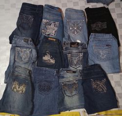 VIGOSS AND OTHER MIX BRANDS MINI SHORTS (ID 1226)