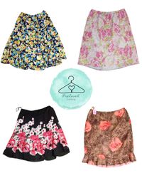 190526-3 Y2k printed skirts 10 pcs
