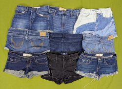 💥 RV3554 Hollister Denim Mini Shorts
