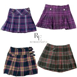 Y2K Unique Cordur Mini Skirts RE-3274