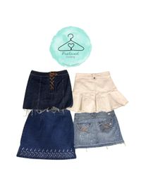 190526-7 denim mini skirts 12 pcs