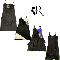 Y2K Romantic Goth Girl Maxi Dress RW2018