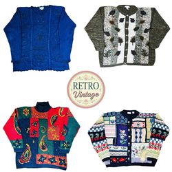 Y2k vintage knitwear