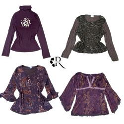 Y2K Long Sleeve Mesh Tops RW2020