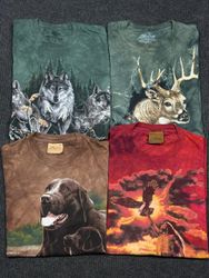 Mountain Animal Printed T Shirts