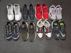 Mix branded shoes