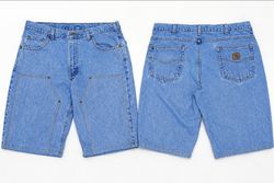CR1673 UPCYCLED DENIM JORTS