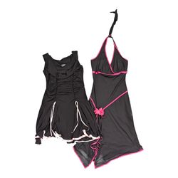Y2K Black Slip & Mini Dress Bundle | Trendy Collec..