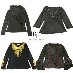 Y2K Natural Vibe Full Sleeve Tops RE-3281