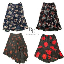 Y2K CUTESY VIBE GIRL POLY SKIRTS RE-3282