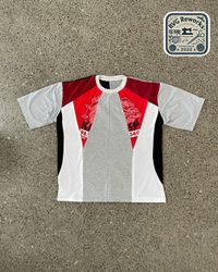 Upcycled Panelled Graphic Jersey Tee