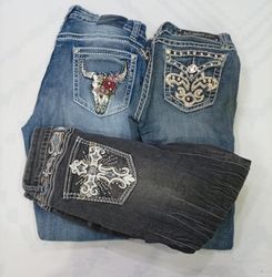 CR8661 Y2K FLARE JEANS
