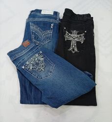 CR8662 Y2K FLARE JEANS