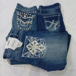 CR8663 Y2K FLARE JEANS