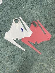 Upcycle Polo Ralph Lauren Halter tops (DV -05)