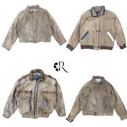 Y2K Unique Leather Bomber Jackets RW2026