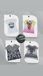 Y2K Graphic Floral Tops