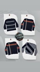 Y2K Retro Strip Sweater