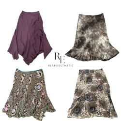 Y2K NYC IT GIRL MIDI SKIRT RE-3289