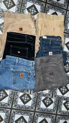 Carhaart and dickies paints jean cotton mix