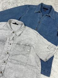 Blouse en denim