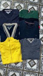 Suéter Tommy Hilfiger mistura cardigã gola redonda..