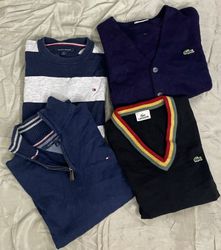 Tommy Hilfiger and Lacoste Sweaters