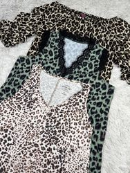 Tiermuster Bluse