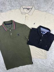 Mix Markenkragen-T-Shirts