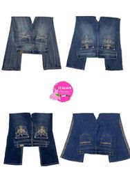 Y2k Embellished flared jeans