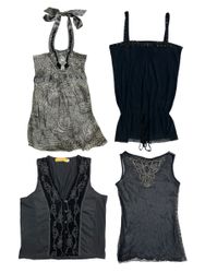 Y2K Dark Whimsigoth x Vintage Top: TT-271