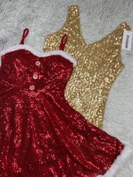 Beaded mini dresses