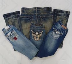 CR8683 Y2K FLARE JEANS