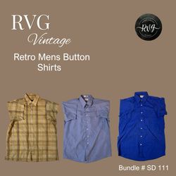 Retro Mens Button Shirts
